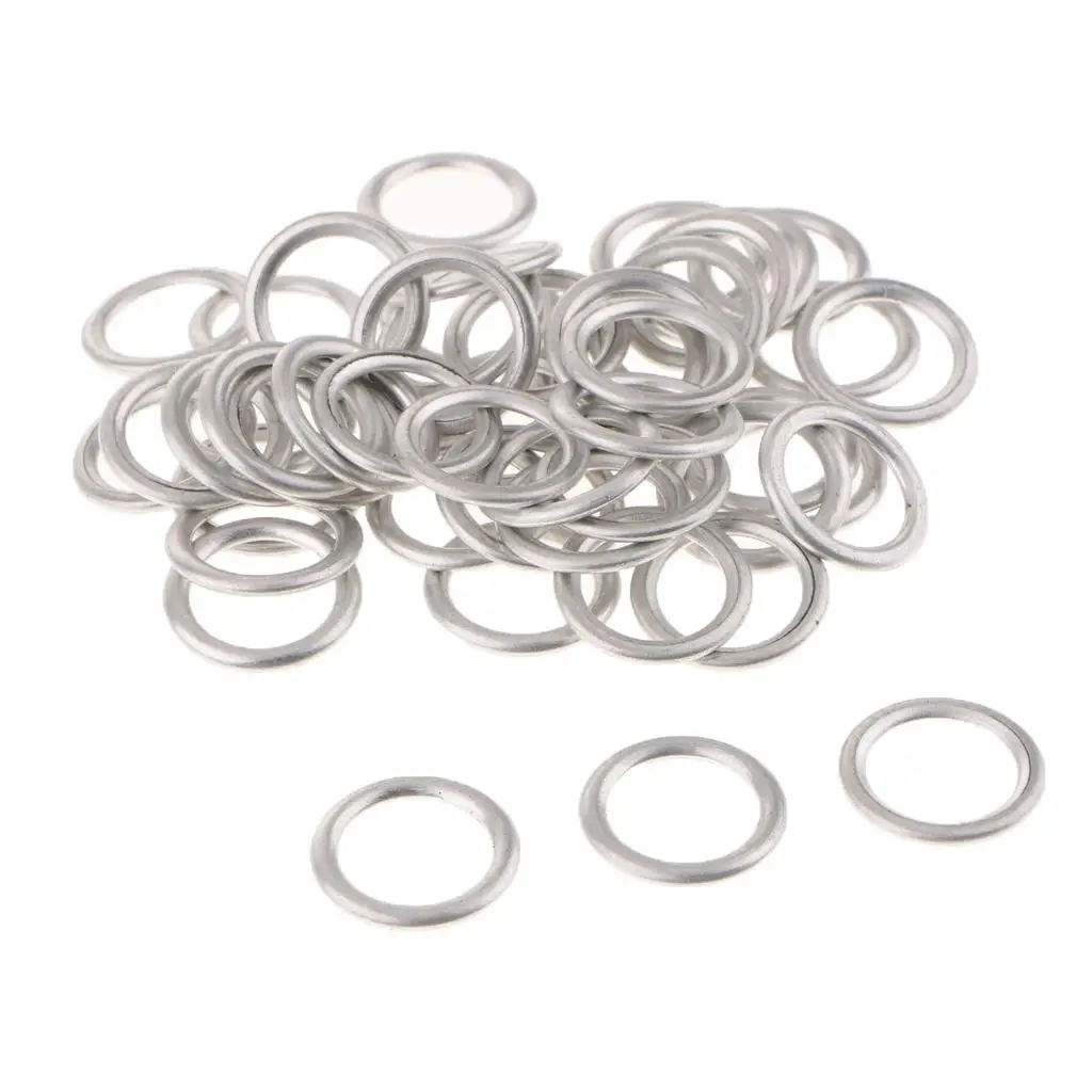 Pack of 50 M14 Oil  Washers/Drain Plug Gaskets for  A4 Q5  CC