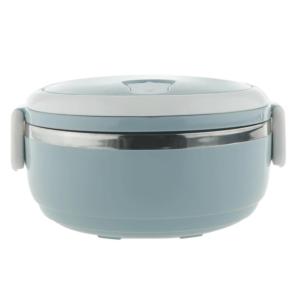 Lunch Containers, Stainless Steel Food Storage Container, Round Bowl of Food for Work Lunches, Picnic, Travel, Camping