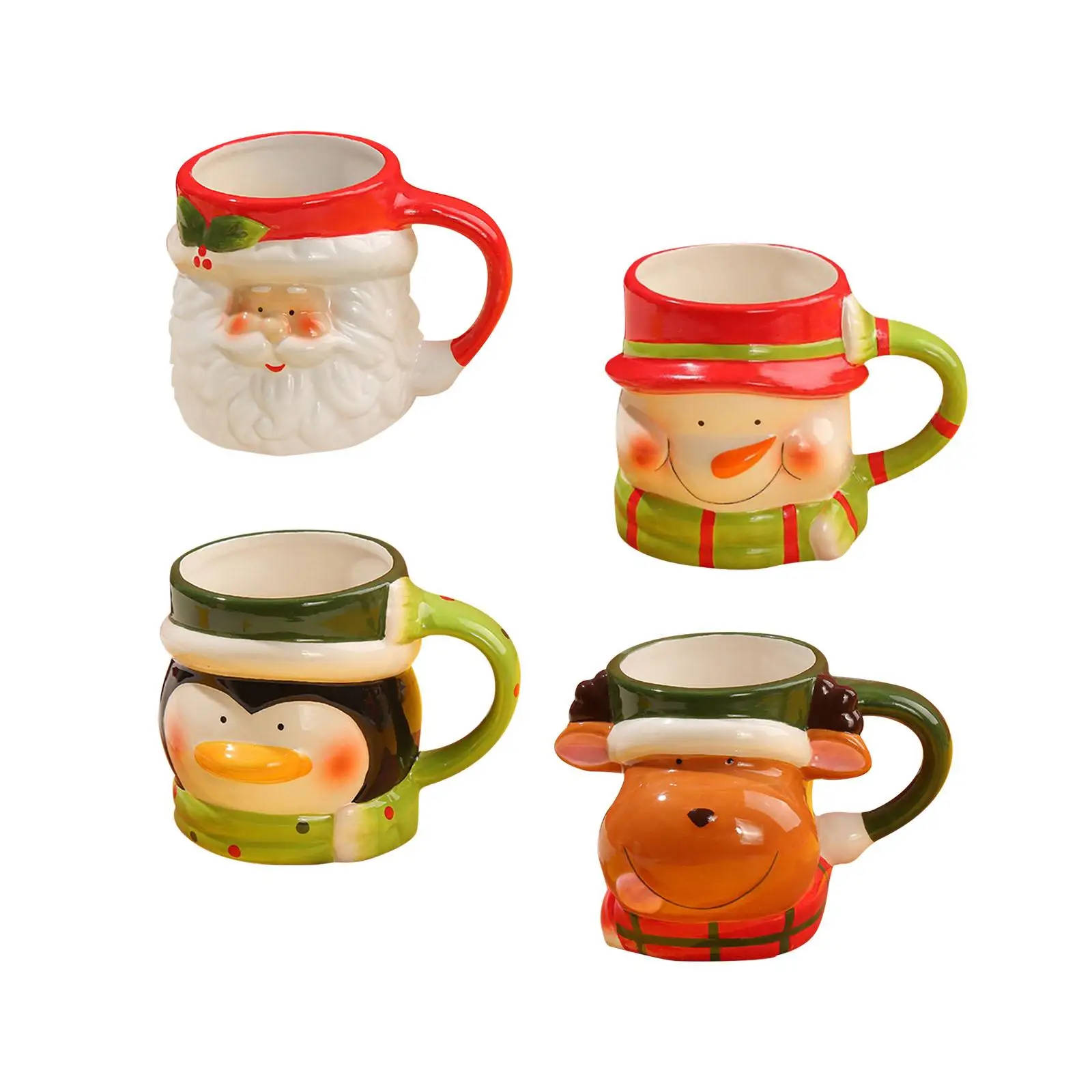 Cute Ceramic Mug Hot Christmas Coffee Mugs for Housewarming Gift Birthday Gift Table Centerpieces Coffee Bar Decor Women