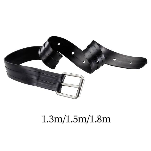 Ceinture De Plongée Libre Marseillaise - Sangle Caoutchouc 135cm Avec Boucle Rapide