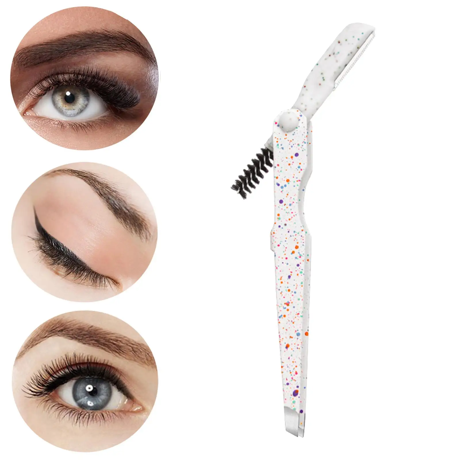 Eyebrow Tweezers Comfortable Grip Multipurpose Makeup Tools Eyebrow Trimmer