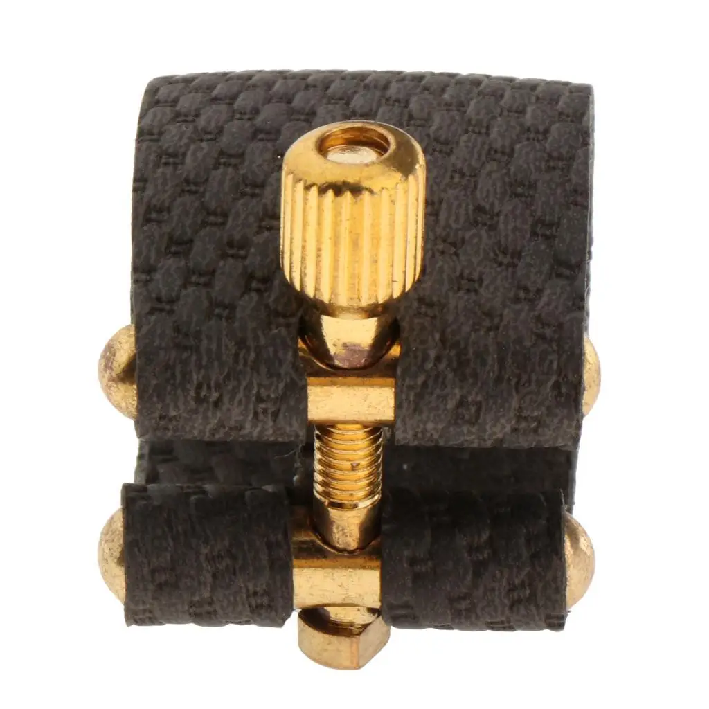 Sax Ligature Clip for Saxophone Clarinet Ligature Metal Bakelite Mouthpiece Quick and Precise Tightening Easy to Use.