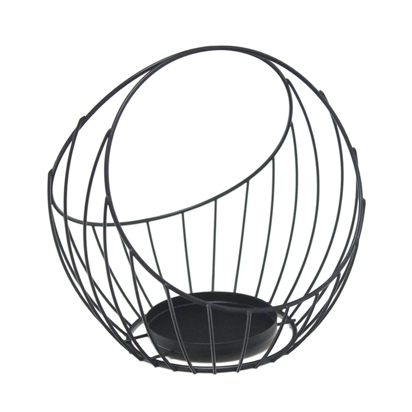 Metal Wire Candle Holder Decorative Candle Lantern Iron Cage Candle Holder for Patio Foyer Entryway Birthday Party Decoration