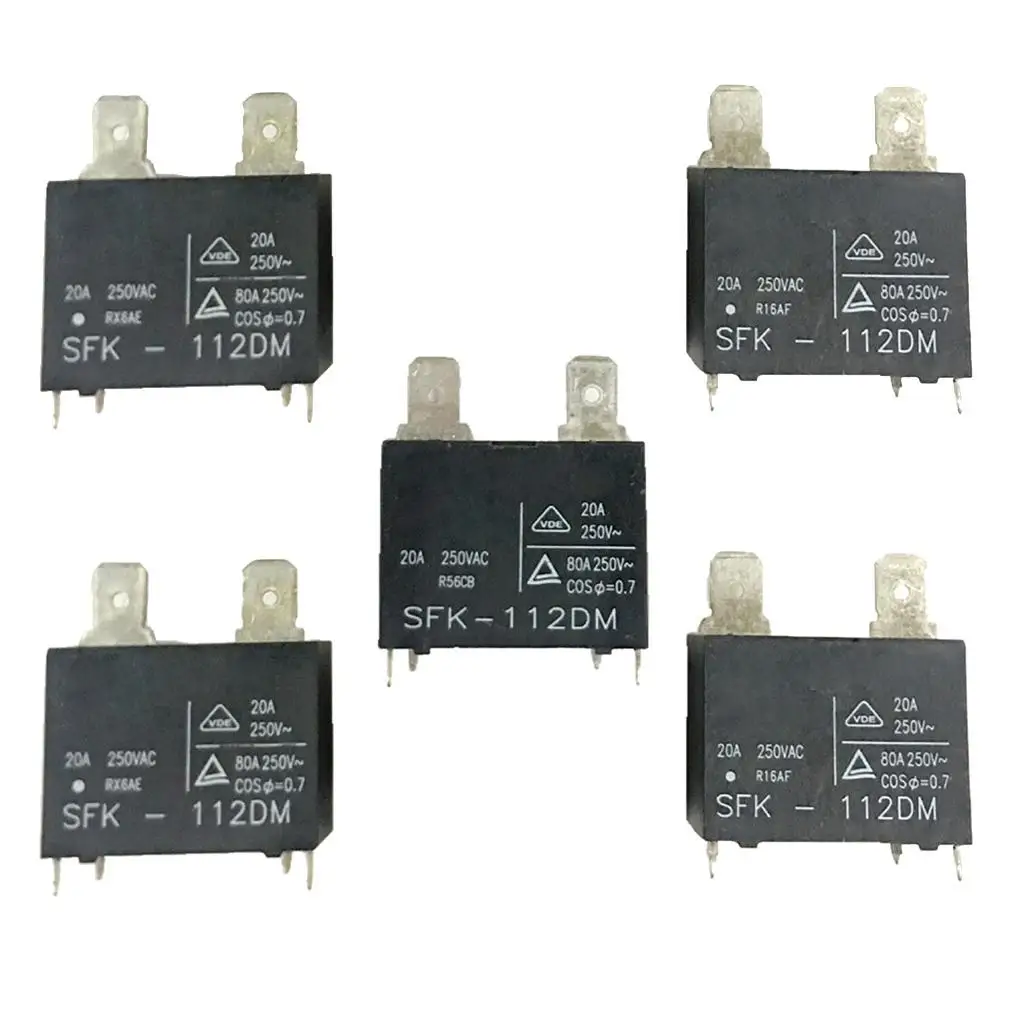 5pcs SFK-112DM SFK-11A 4 Pins Relay  Conditioner Parts Accessory