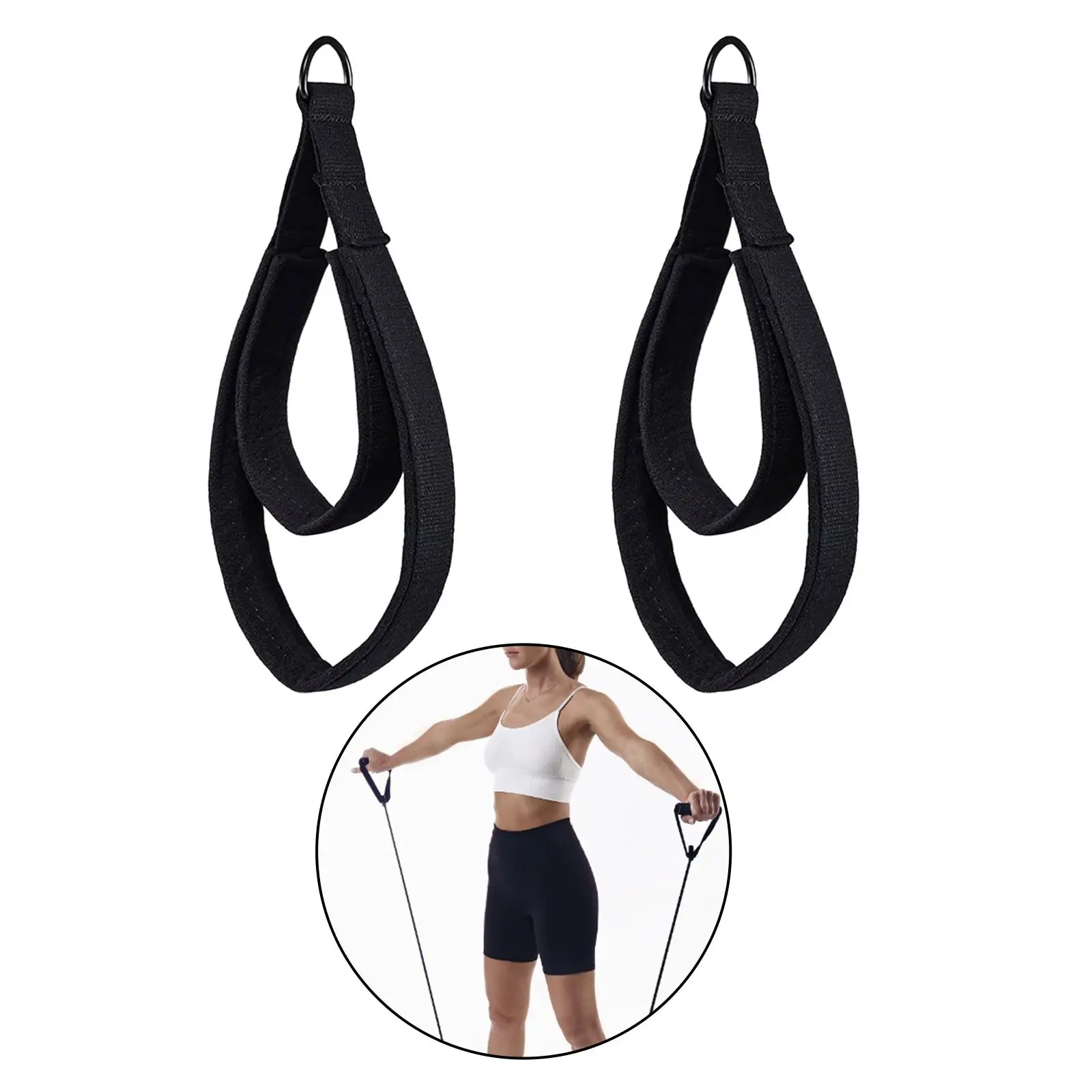 Pilates Straps Pilates Equipment Elastic Stretching Pilates Double Loop Straps for Reformer