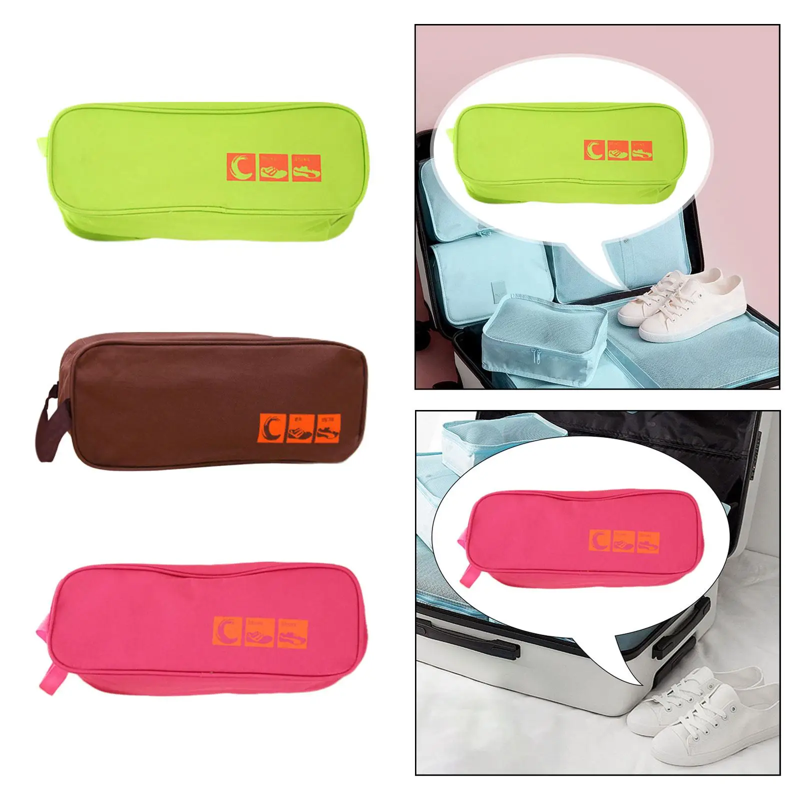 Travel Shoe Bag for Packing Water Resistant Dustproof Shoe Pouches for Traveling Shoe Organizer Bag for Trip Home Luggage Sports