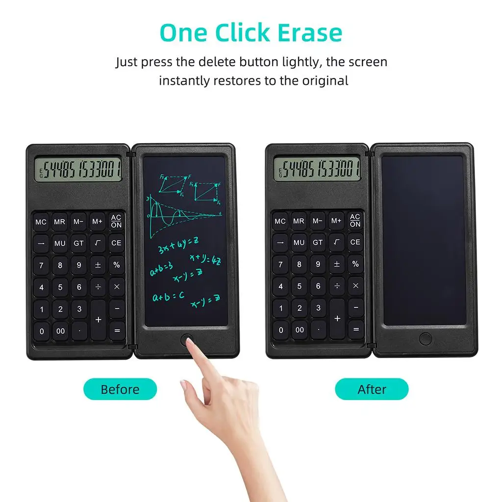 Calculator, with LCD Screen Writing , Notepad for Desktop Size Desktop Calculator Basic Calculator
