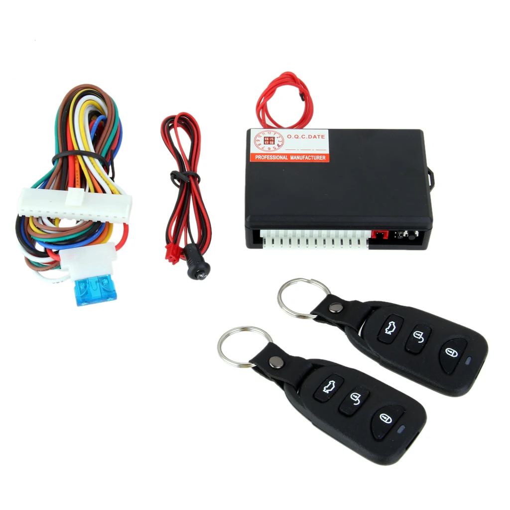 Universal Car Keyless Entry System Electric Door Lock Locking Alarm Remote