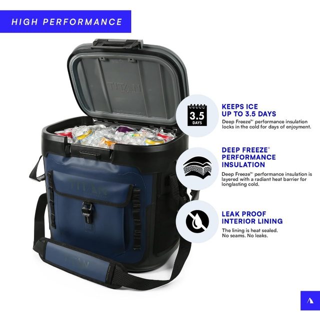 Coho Cooler Bag, 24 Can Personal Cooler and Lunch Box, Insulated Leak  Proof Portable Cooler