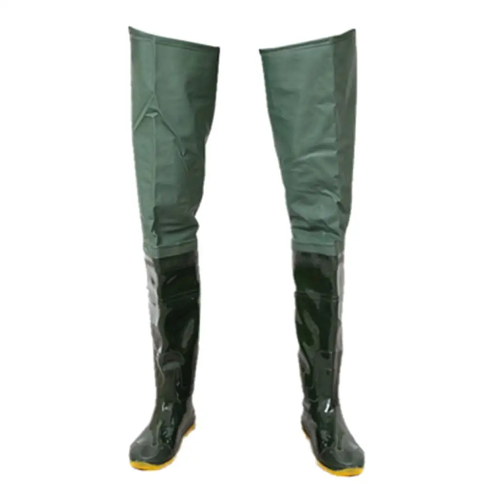 Multipurpose Fishing Hunting Waders Waterproof Boots Soft Sole Breathable Outdoor Hunting Fish Fishing Waders Pant+Boot