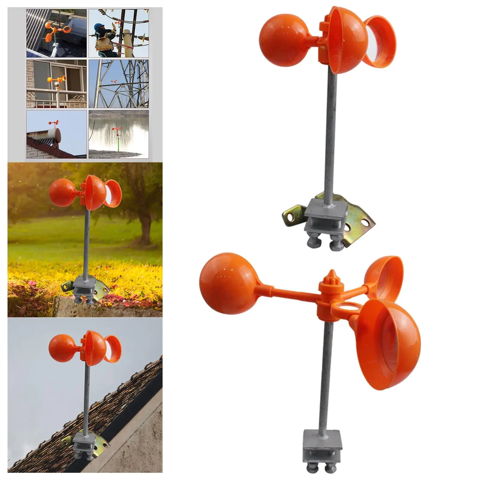Bird Scarer Repeller with 360 Reflection Angle Drive Away Birds Device for Crow Pigeon Factories Transmission Towers Ponds