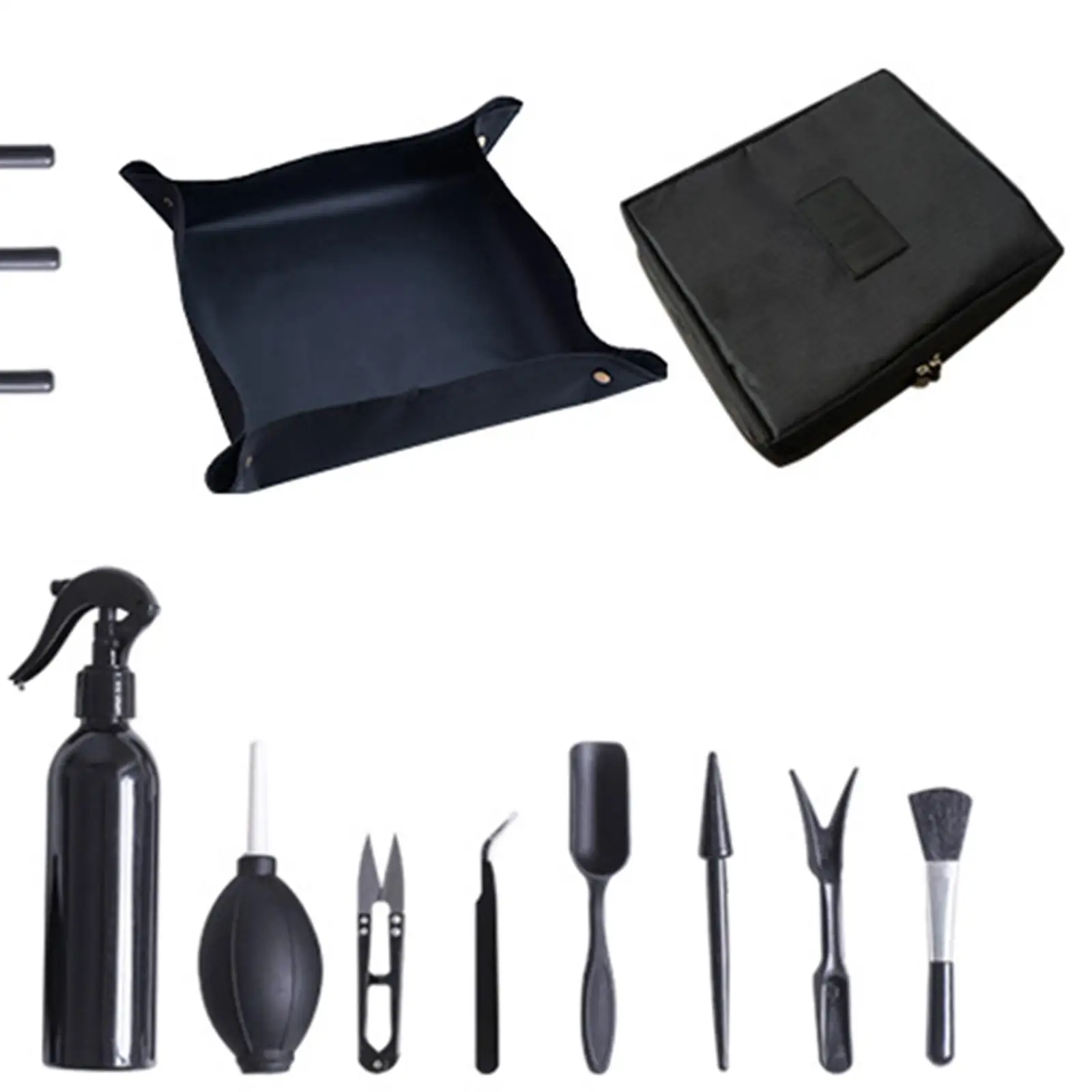 Mini Garden Succulent Transplanting Kit 14Pcs Tools Set Reused Multiple Times Stainless Steel, PP Materials Professional Durable