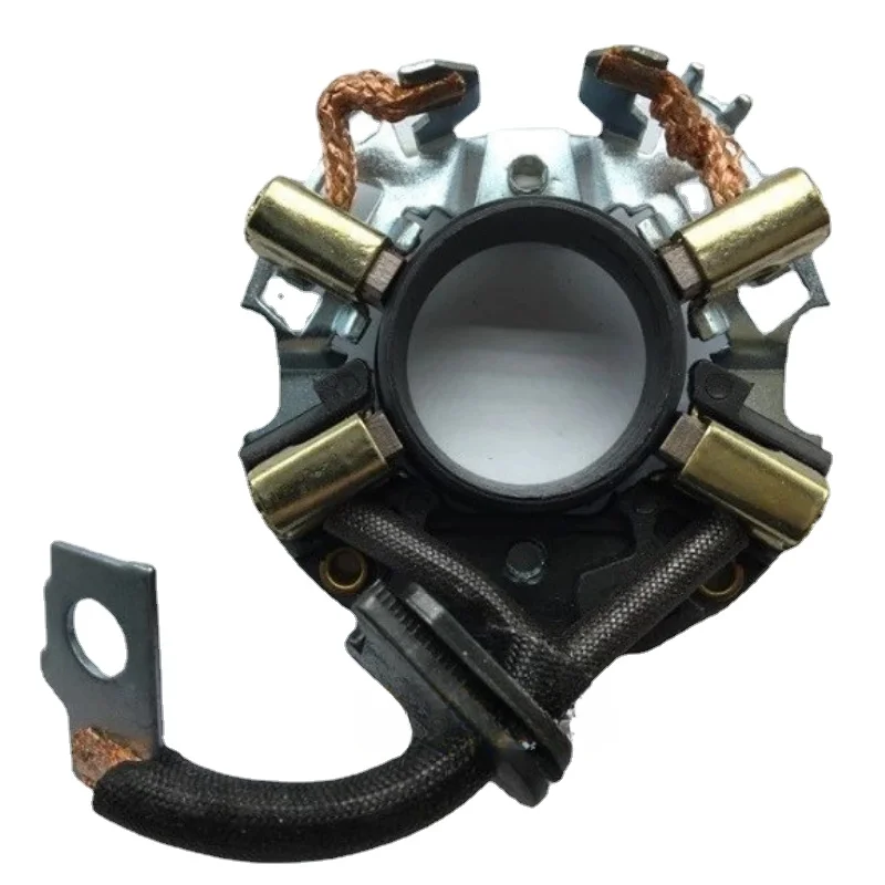 Detalle del conjunto portaescobillas del motor de arranque