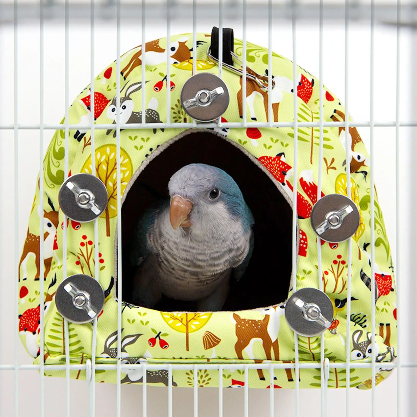 Warm Parrot Cage Hammock Cage Accessory Bird Hanging Nest for Finches Parrot