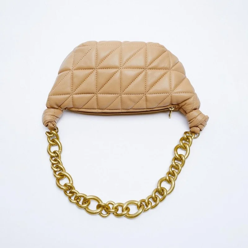 gold chain shoulder bag