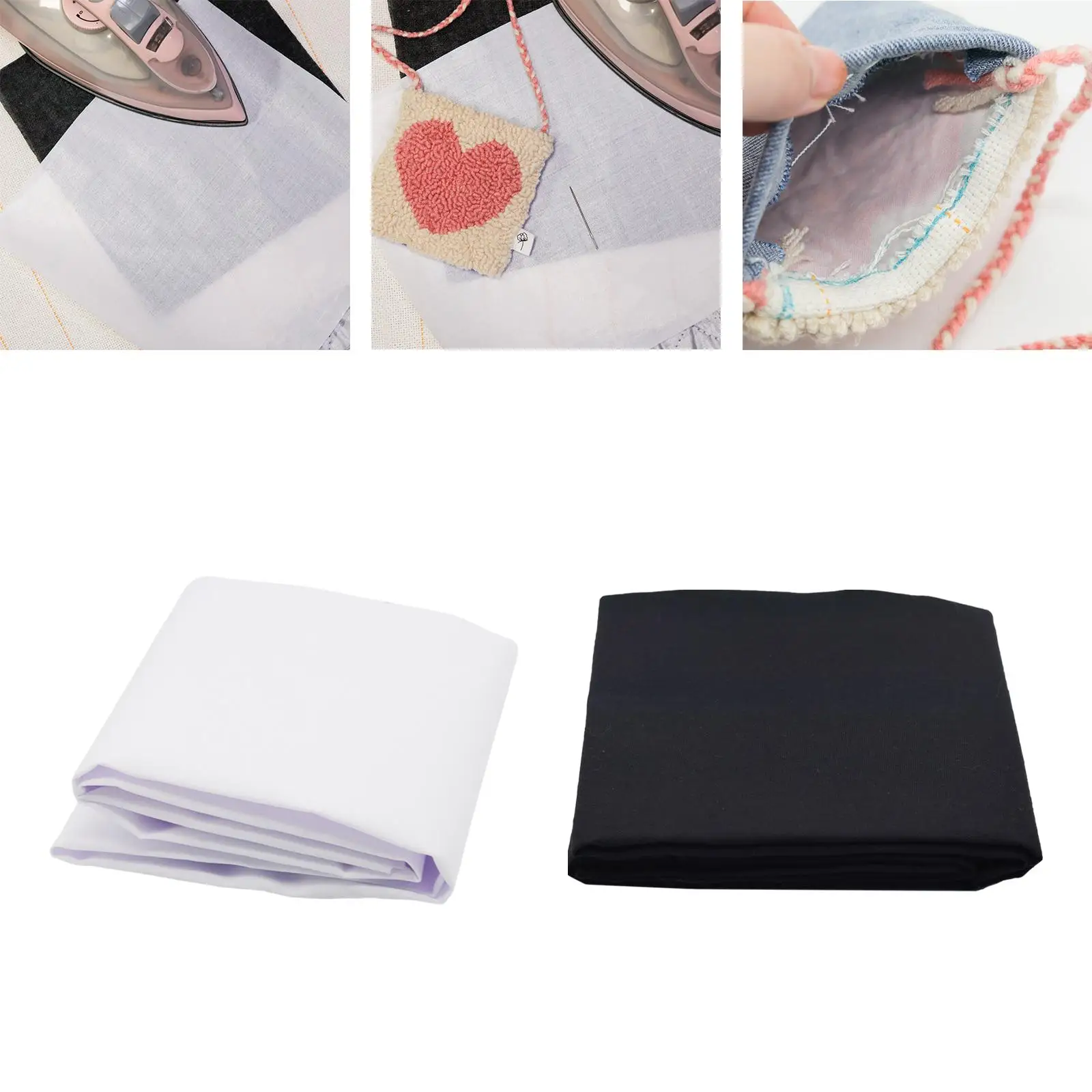 Ironing Fusible  Non Woven Interlining Adhesive Cloth for Tufting DIY