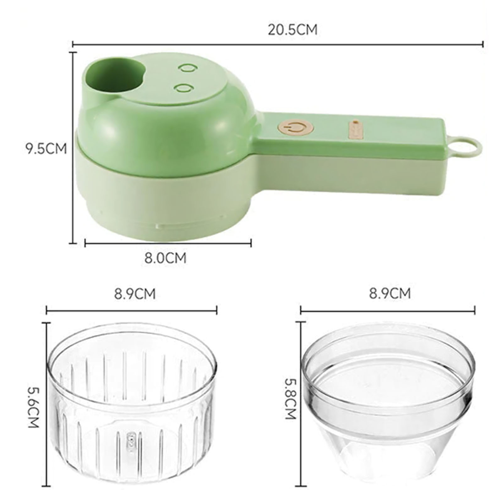 4 In 1 Handheld Electric Vegetable Cutter Set Wireless 7 - Product