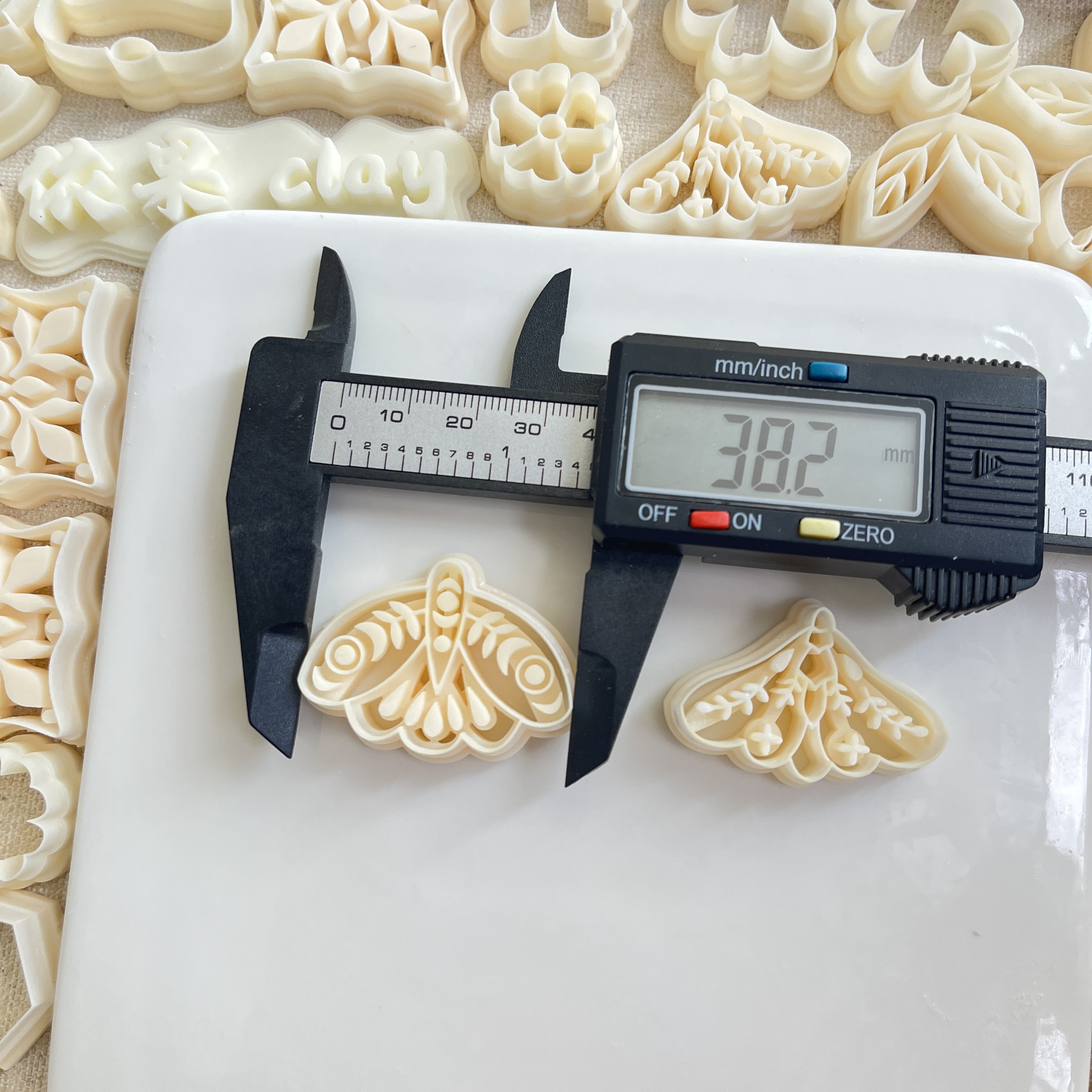 Description Picture 5 of itemButterfly Series Complex Exquisite Moth Shaped Clay Cutting Molds For DIY Earrings Jewelry Badge Making Polymer Clay Molds