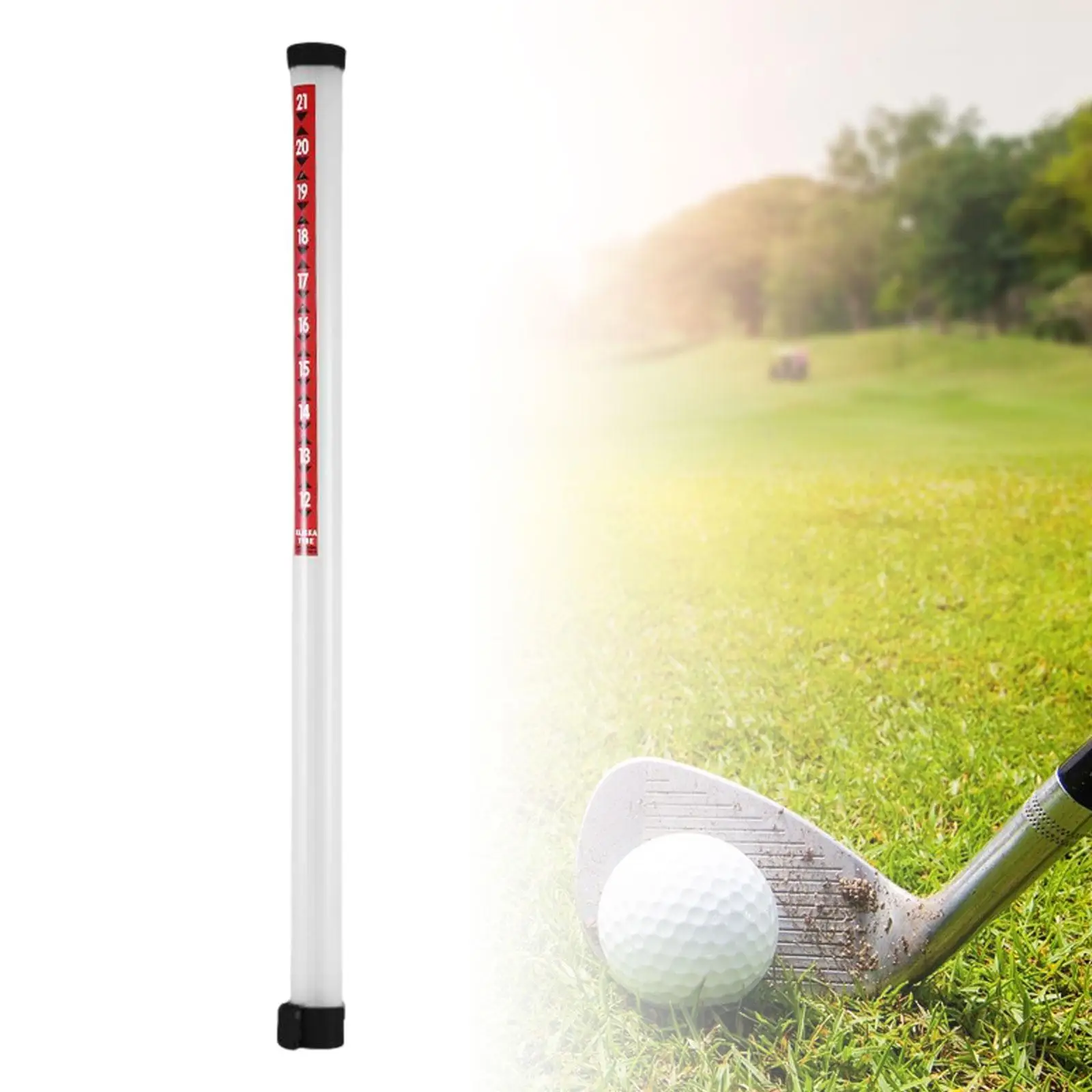 Golf Ball Retriever Pick up Sucker Tool with Foot Release Golf Accessories Golf Ball Shag Tube for Men Women Practice Training