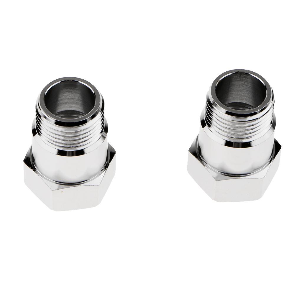 2 Pieces Hexagon M18*1.5mm  Sensor Bung Extension Spacer Adapter