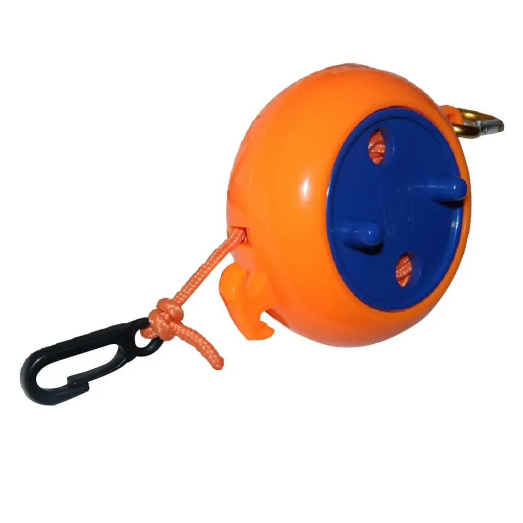 Windproof Clothesline Outdoor Retractable Rope Washing Line 8m Orange, Rotating Recycling Design, Convenient to Use