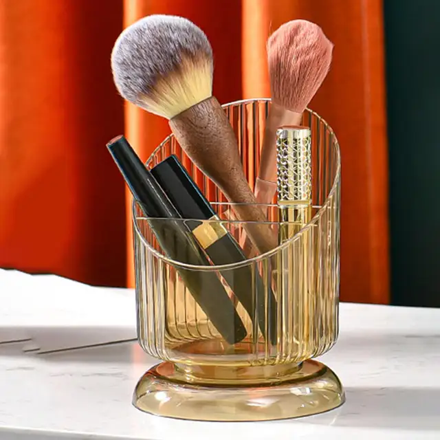 Silicone Makeup Brush Holder Cosmetic Desktop Organizers Storage Box  Diamond