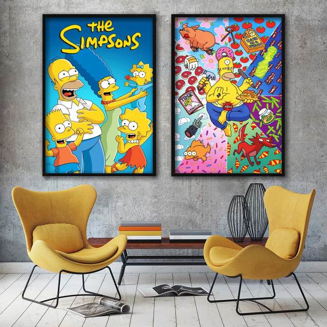 Animtion The Simpsons Bart Sad Tears，Modern Style，Wall Art Poster for  Bedroom And Living Room Poster Decorative Painting Canvas Wall Art Living  Room Posters Bedroom Painting 16x24inch(40x60cm) : : Home