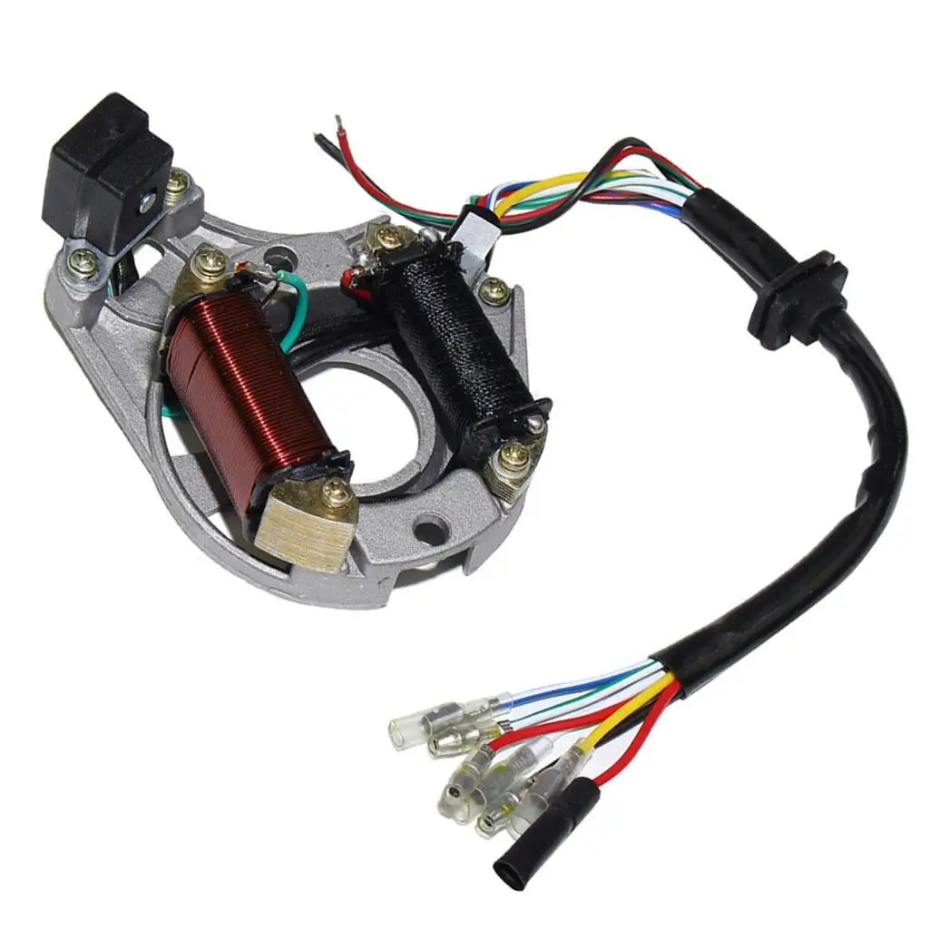 Ignition Stator Magneto Motorcycle ATV Ignition Magneto 2 Poles For  