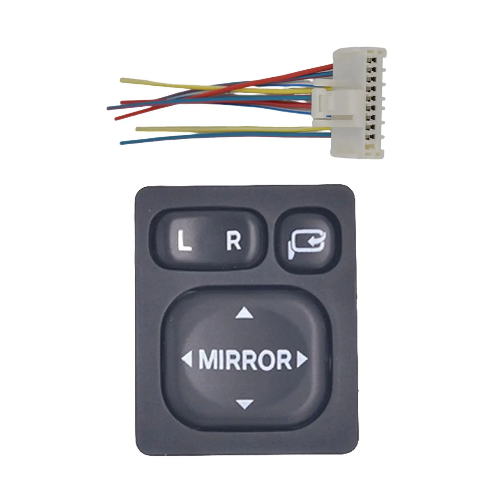 Electric Rearview Mirror Folding Adjustment Switch Spare Parts Replacement Durable Premium for Toyota Hiace Modified