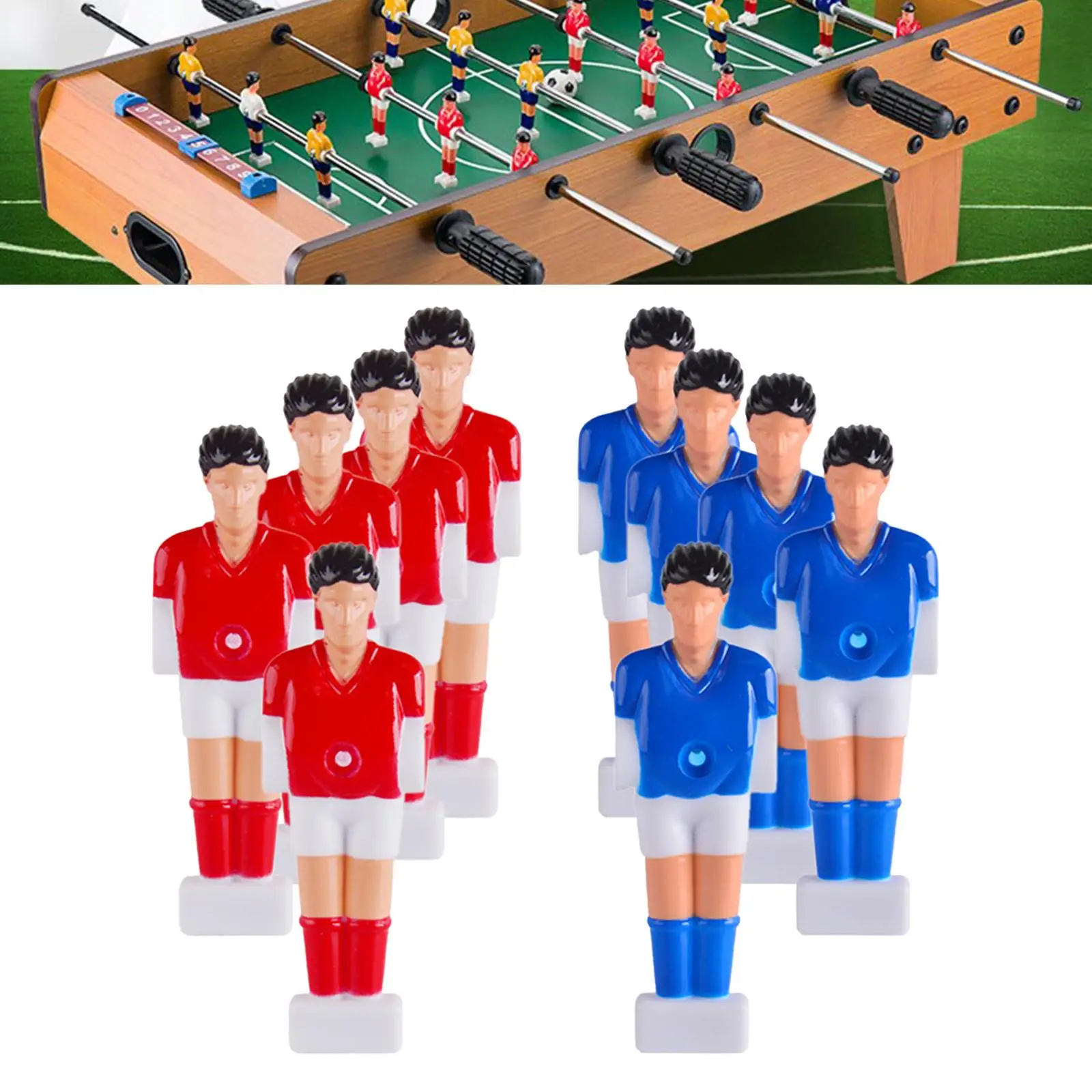 Foosball Player Soccer Games Mini Humanoid Doll Table Football Machine Accessory
