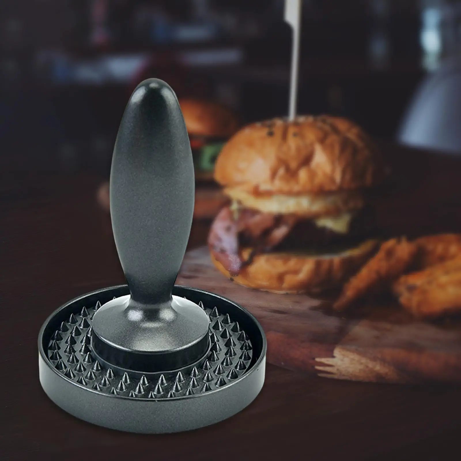 Manual Meat Looser Kitchen Gadget Aluminum DIY Hamburger Patty Maker for Restaurant Meat