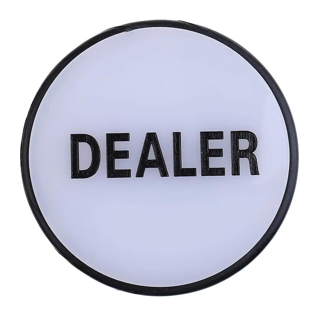 Acrylic Big Dealer Button for Casino Card Game Supplies 76 X 20mm