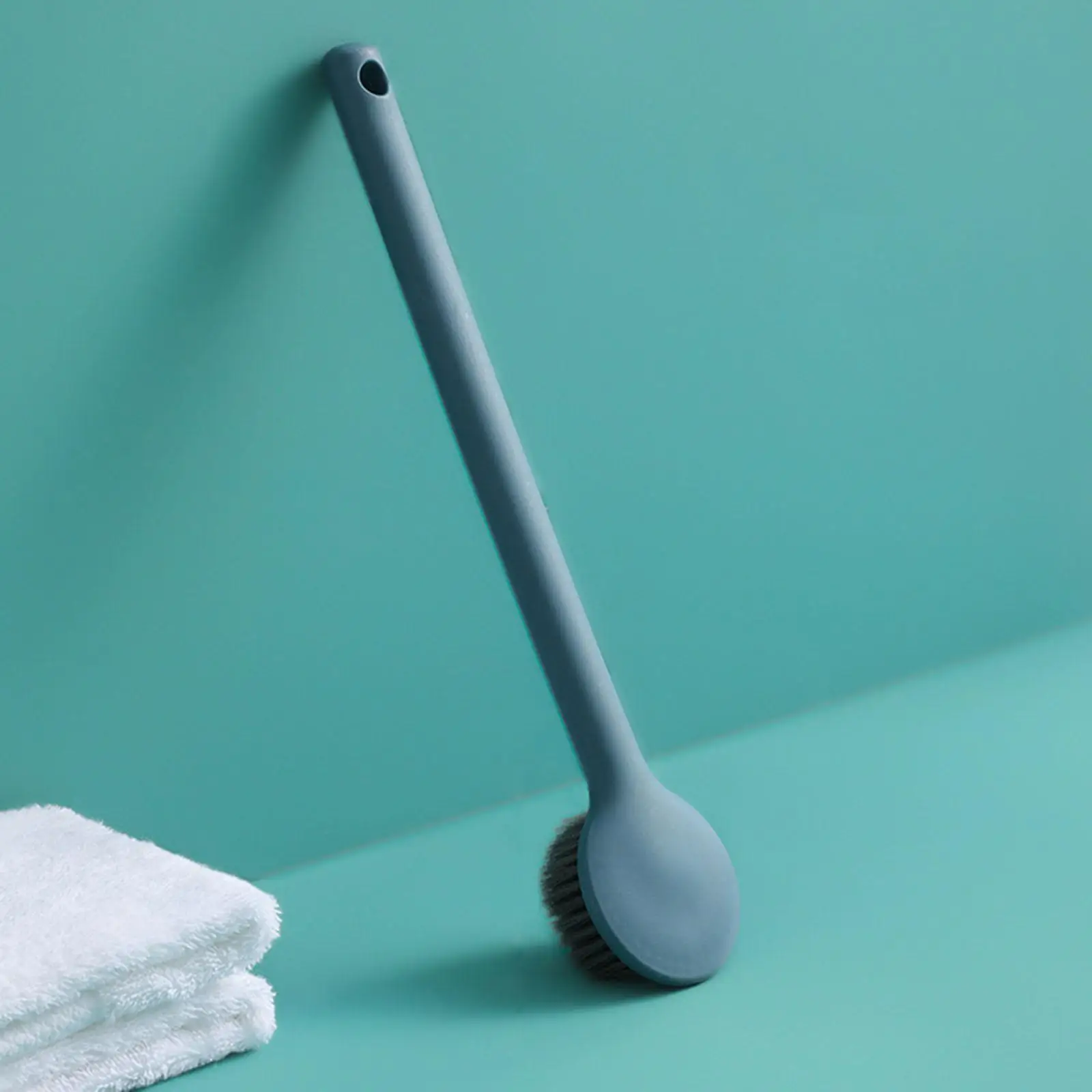 Long Handle Bath Brush Exfoliating SPA Wet or Dry Brushing Body Massager for Men Women Elderly