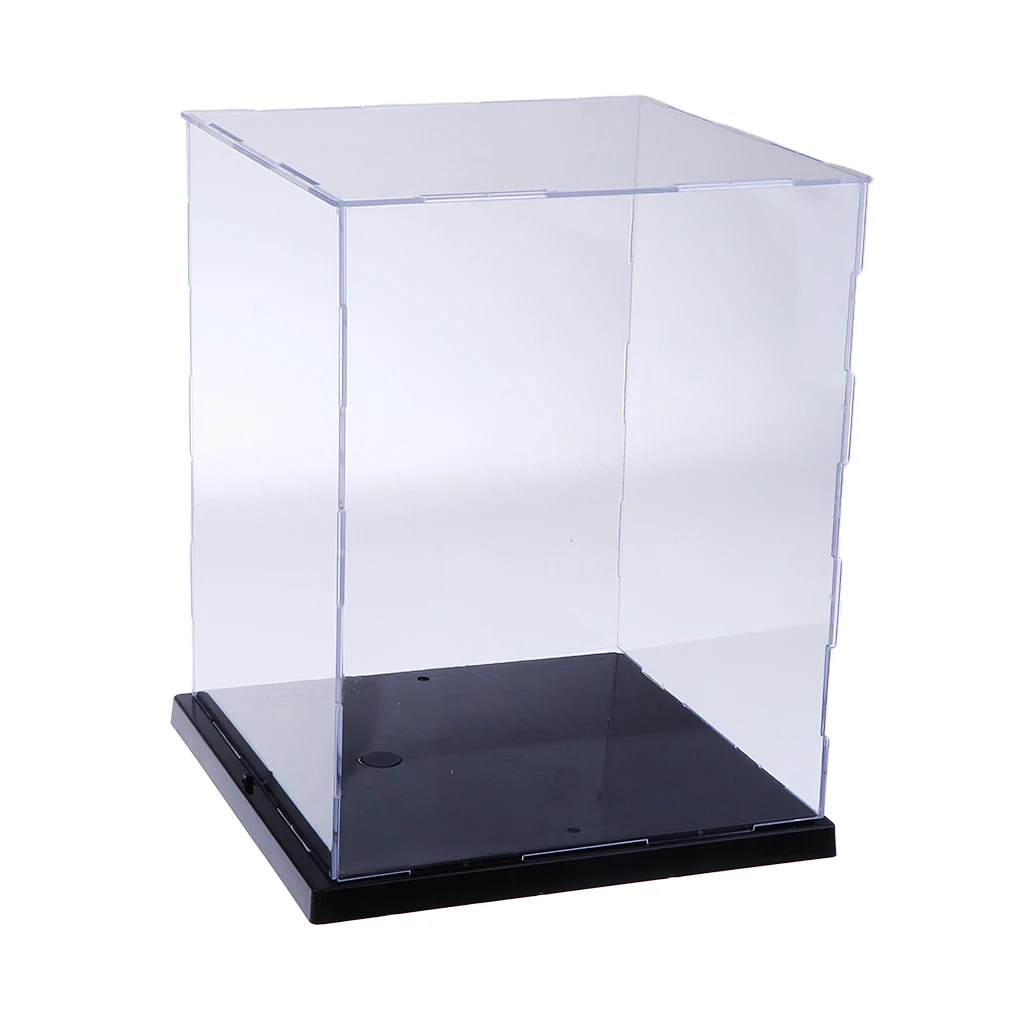 Dustproof Waterproof Enclosure Box Model Display Case with Lights