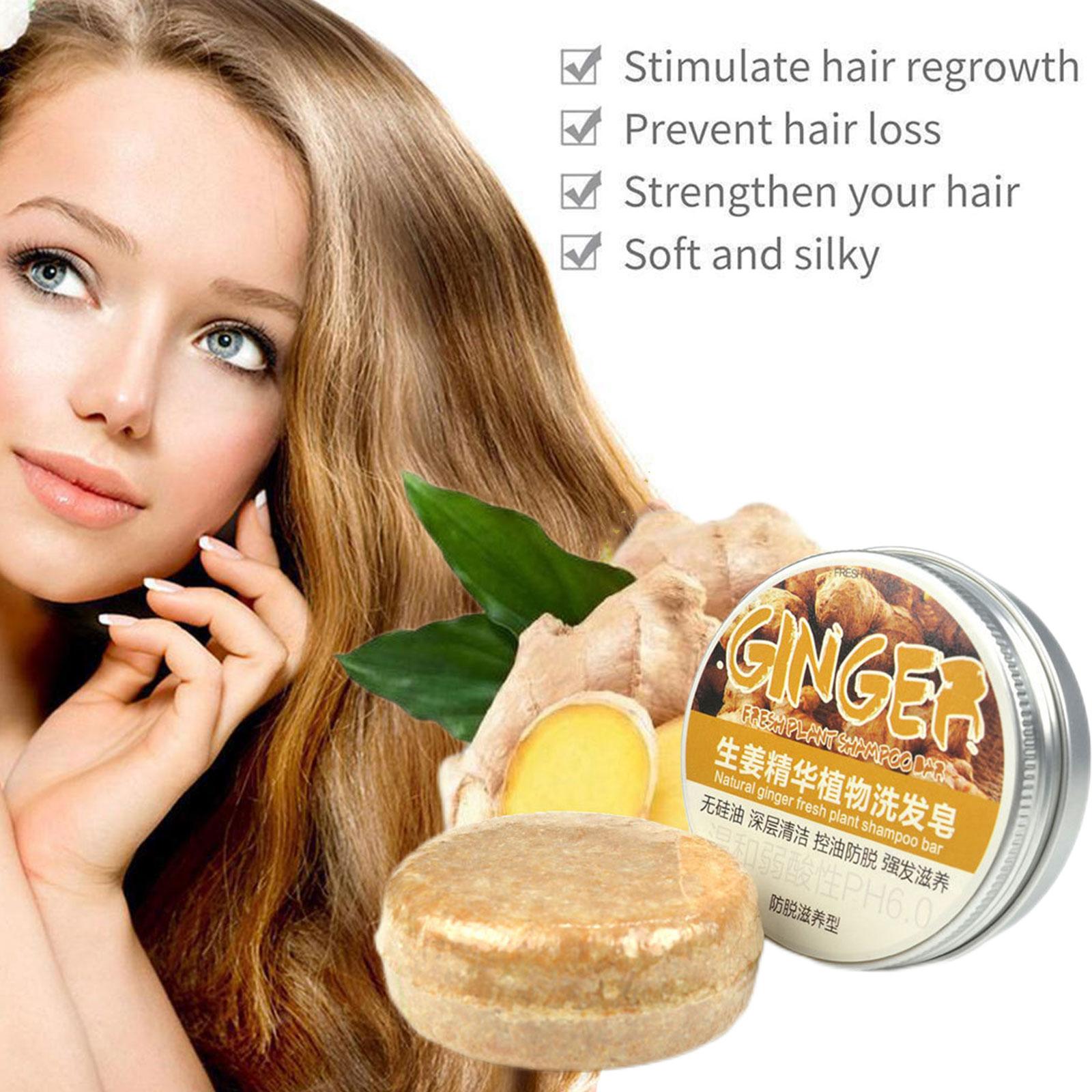 Best of 60g Ginger Shampoo Soap Anti-Hair Loss Natural Ginger Shampoo Soap Natural Organic Ginger Shampoo Bar Promotes Reviews & Tips - Image 4