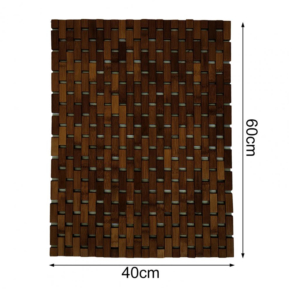 Бамбуковый коврик для ванной, Водонепроницаемый прямоугольный складной  Противоскользящий толстый натуральный рандомный коврик ручной работы, коврик  для душа, принадлежности для ванной комнаты | AliExpress