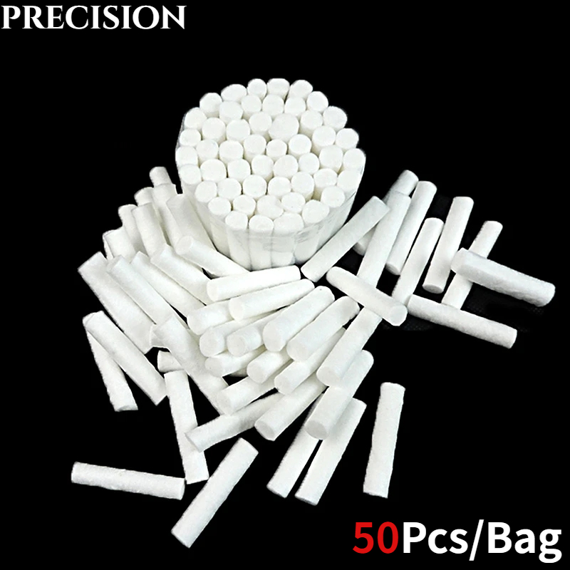 Best of 50PCS Disposable Dental Cotton Teeth Whitening Cleaning High-purity Medical Cotton Roll Dentist Supplies Teeth Whitening Dentist Reviews & Tips