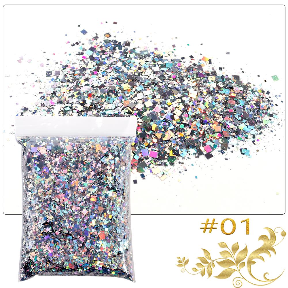 Best of 16 Colors 50g Glitter Holographic Chunky Glitter Chunky Holographic Glitter Mix Chunky Glitter Mix Holographic Glitter Reviews & Tips