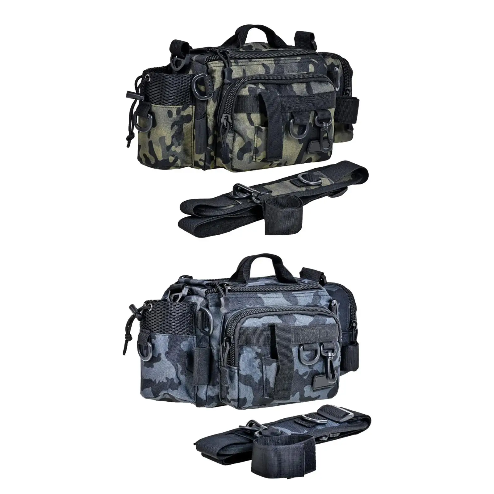 1000D Oxford Fishing Tackle Storage Bag Resistant Tackle Bag for Fishing Hunting