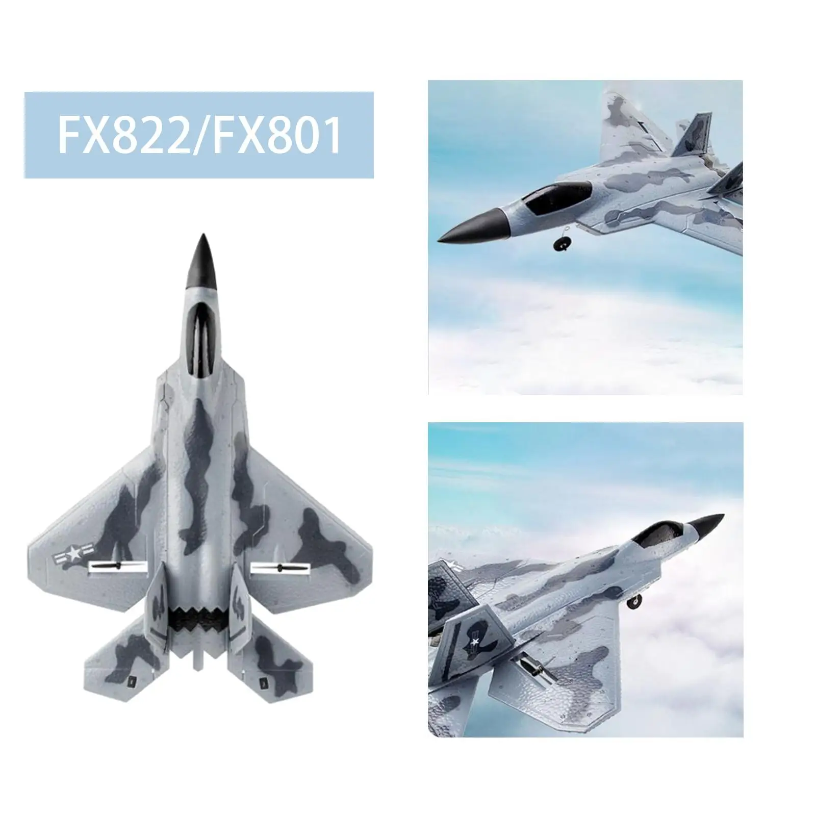 2.4G 2 Channel Fighter EVA Plane Light Sound Plane Control RC Plane for Children Boys Girls Ages 8 10 12 Kids Beginners Gifts