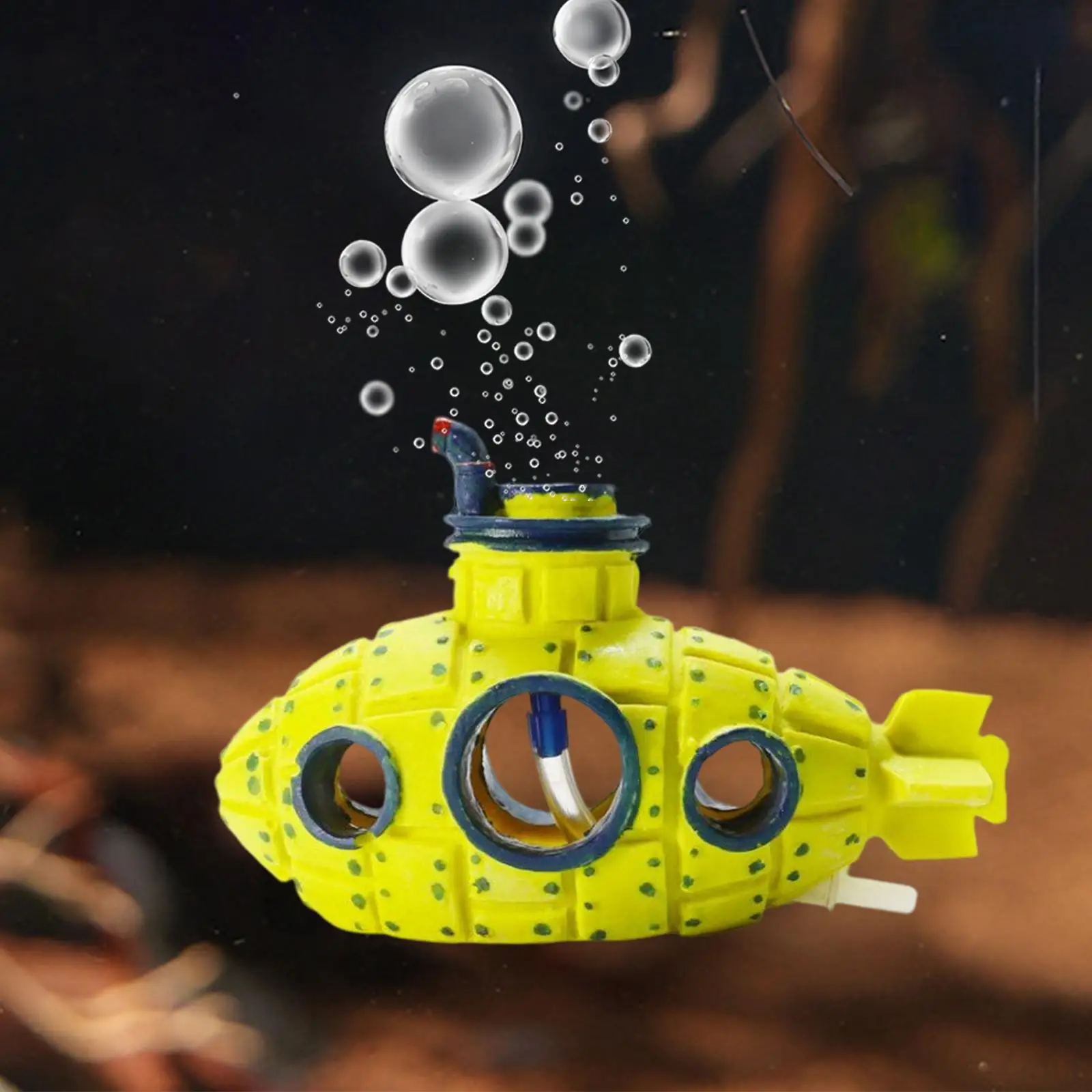 Aquarium Ornaments Submarine Model Creative Crafts Fish Hideout House Fish Tank