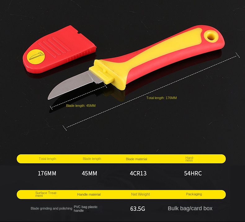 1pc descascamento cortador cabo de isolamento elétrico