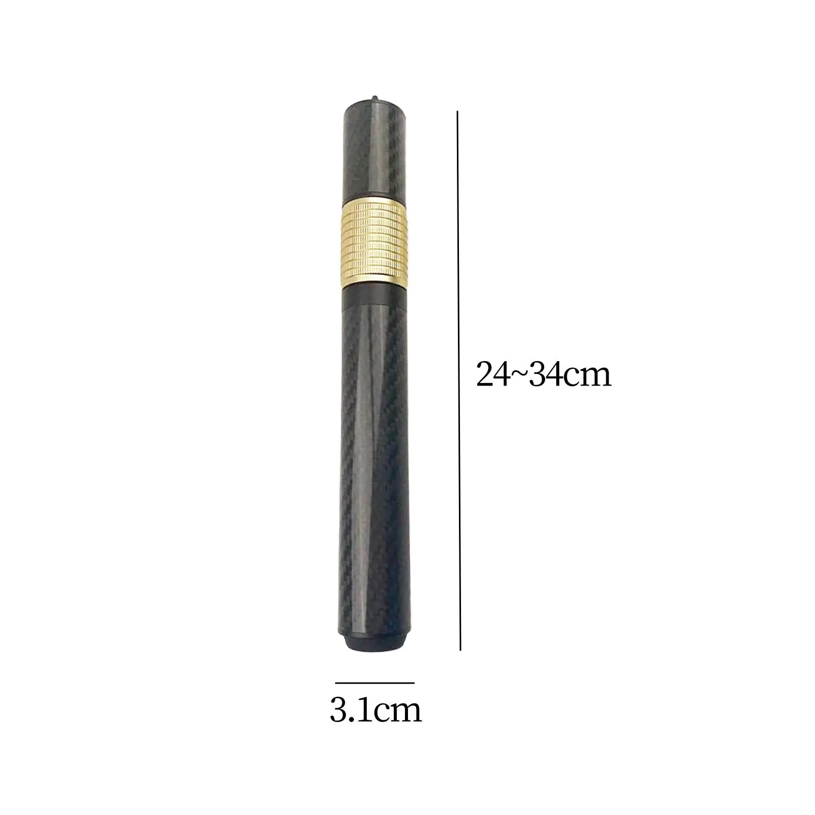 Carbon Fiber Pool Cue Extension Snooker Cue Extension 24cm~34cm Adjustment for Beginners Professional Enthusiast Lovers