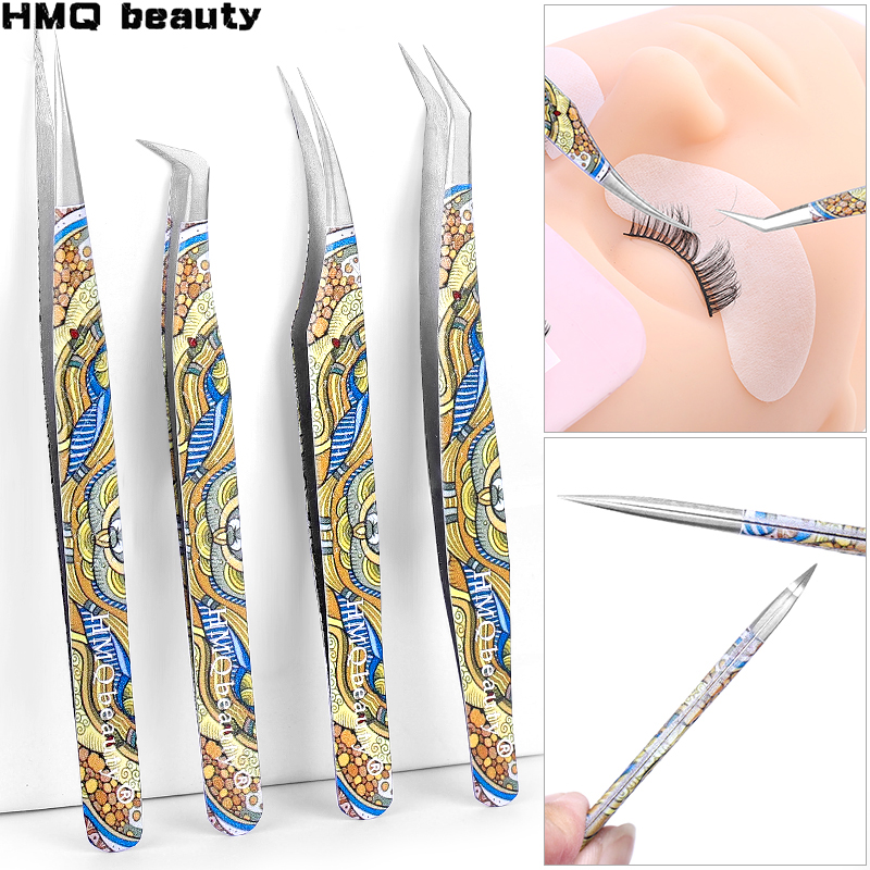 Best of New Lash Tweezers Stainless Steel Professional 3D Volume Tweezers High Precision Anti-static Tweezers For Eyelash Extension Tool Reviews & Tips