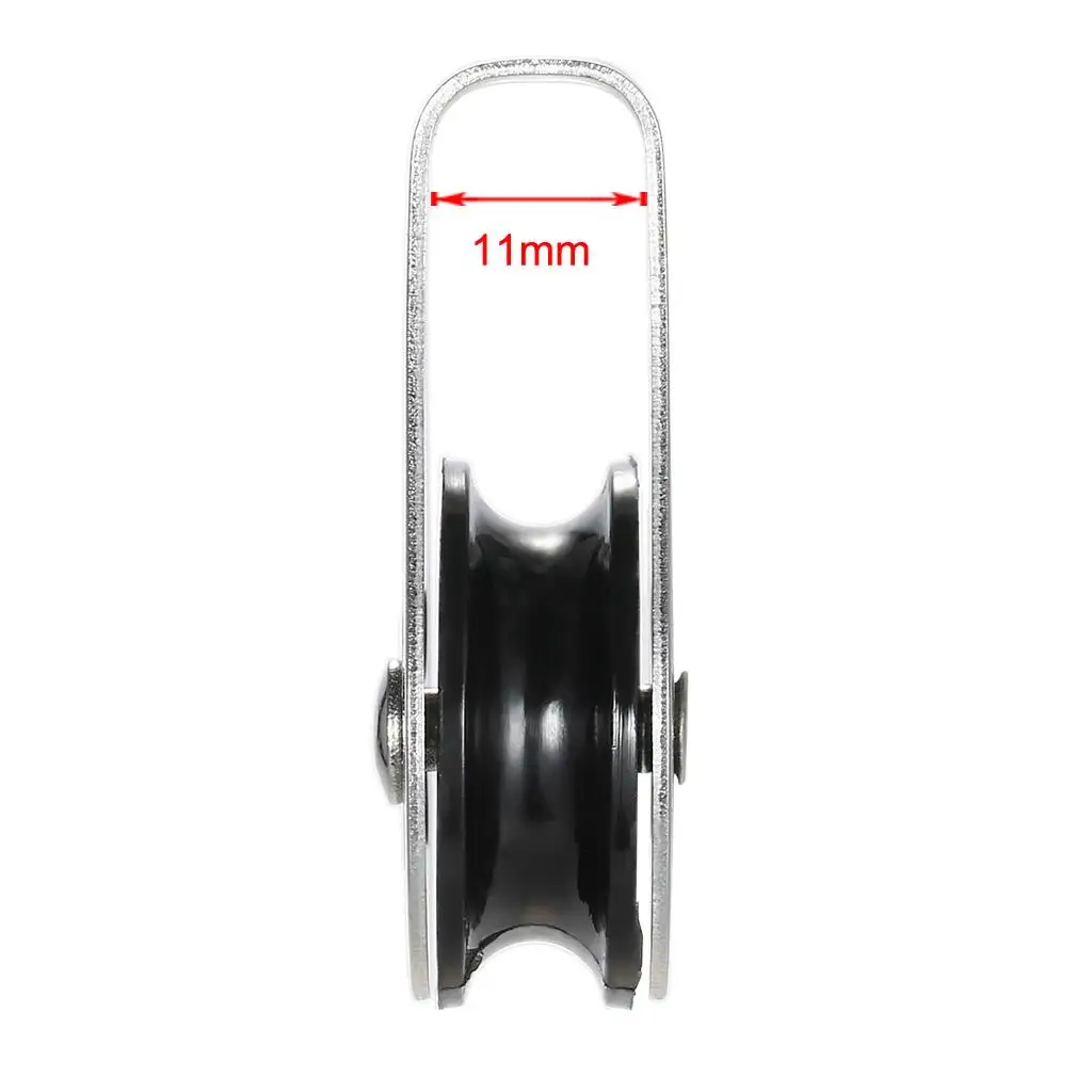 2pcs Rope Pulley Block 316 Stainless Steel Sheave for Marine Kayak Canoe Boat Sailing