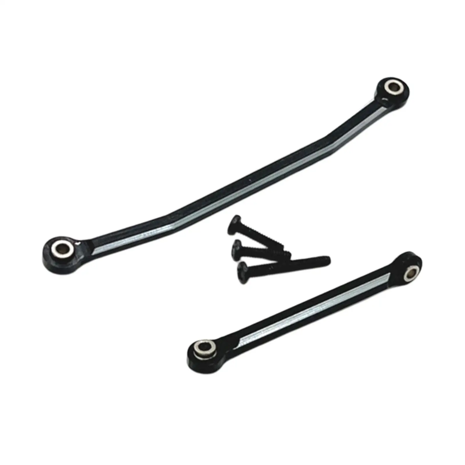1/24 Scale Steering Rod Metal DIY with Screws Stable Durable for Fcx24 RC Vehicle Accessories Repair Parts Replacement Fitments