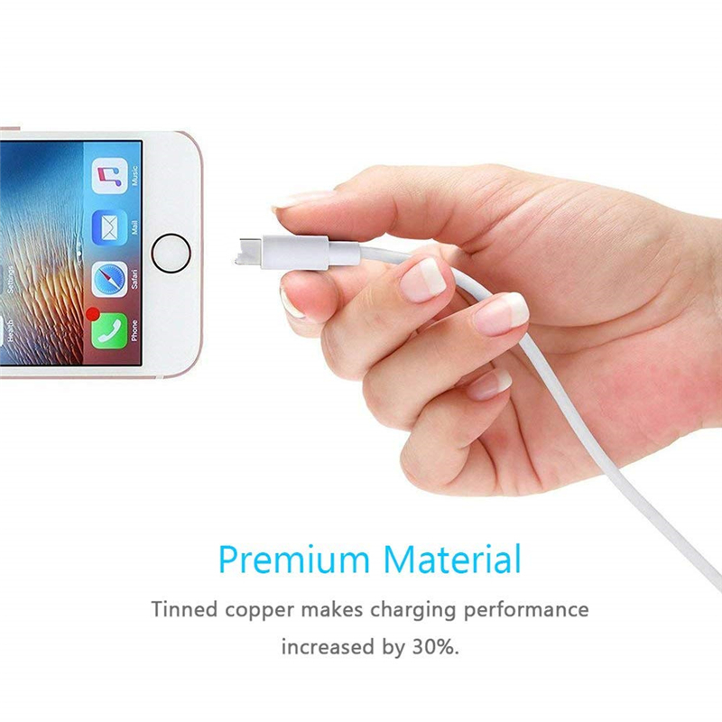 2M 3 Meters Phone Cable Usb Charger Adapter for Apple IPhone 11 12 13 Pro Mini X XS Max XR 7 8Plus Car Travel Charger Sync Lader