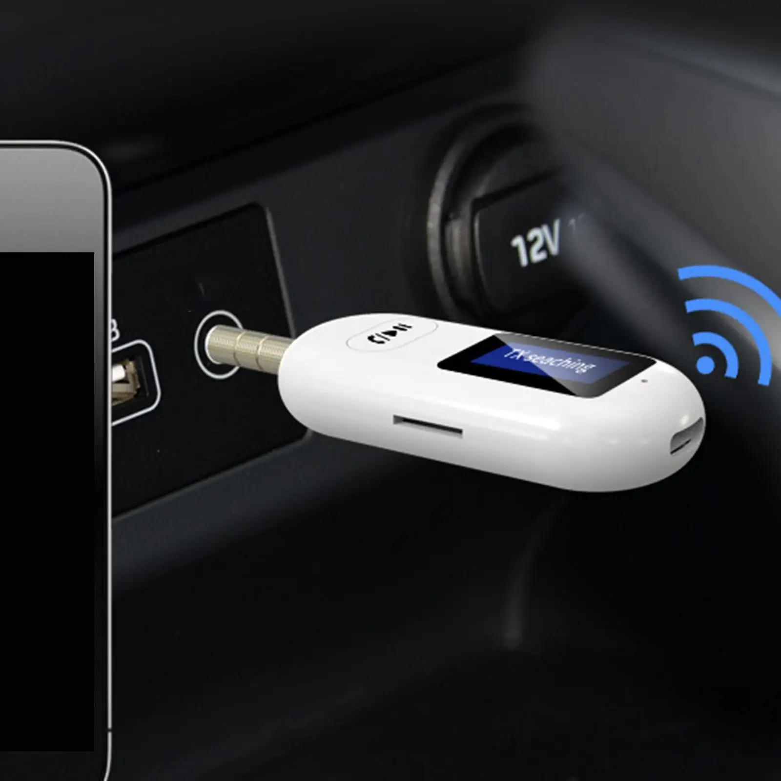 Bluetooth Audio Receiver Rechargeable for Car Stereo System PC