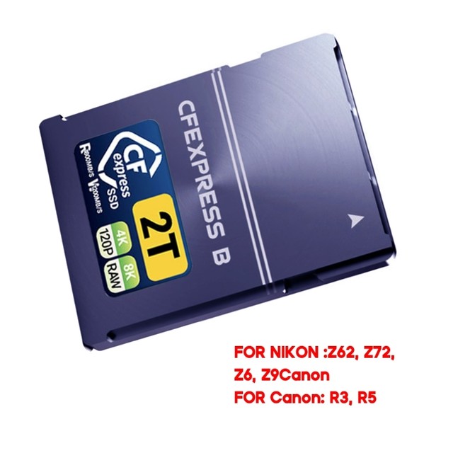 カメラ用cfexpress bカードアダプター,cfexpressタイプbからnvme