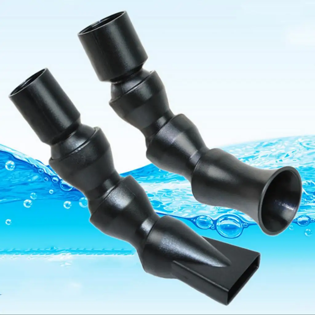 Blesiya Aquarium Tank Water Outlet Duckbill Nozzle 360 Degree Free Rotate Flow